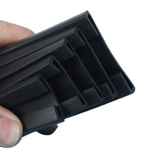 Double U Type Clamp Water Resistant PVC Rubber Gasket Sealing Strip Fuel Oil Tank U Shape EPDM Custom Moulding Cutting Available