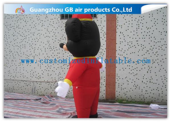 Colorful Mickey Mouse Inflatable Christmas Decorations Adult Costume For Party