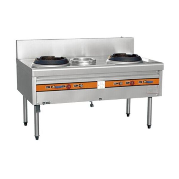 печки газа ряда варить газа горелки 550W 220V 2 коммерчески варя