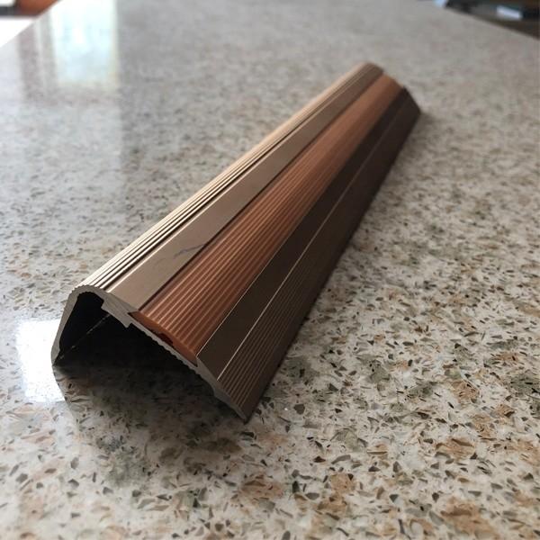 Stair Nosing Aluminum Tile Trim  Non Slip Brass For Stair Edge Protection
