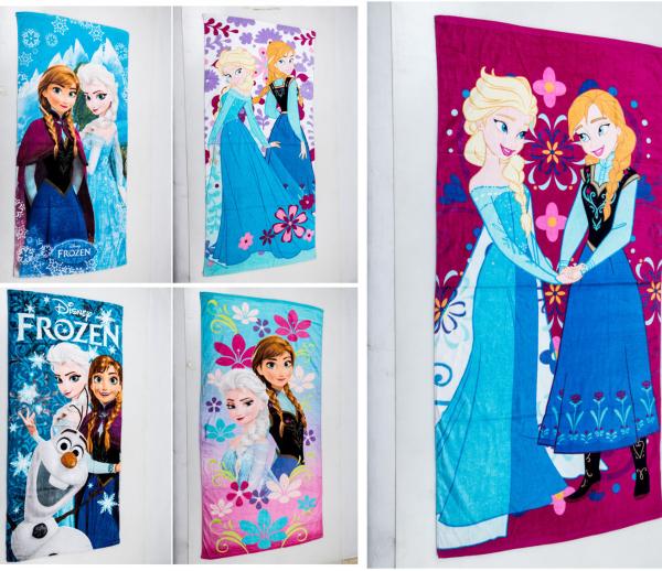 60*120cmFrozen Cartoon Children Bath Towel Children Beach Towel Cartoon Girls Bikini Cover