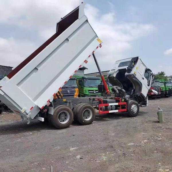 371HP Used Howo Dump Truck , Sinotruk Howo 6x4 Tipper Truck
