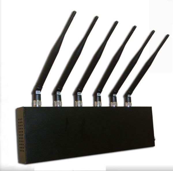 EST-808I Cell Phone WIFI GPS Signal Jammer / Blocker With 6 Antenna