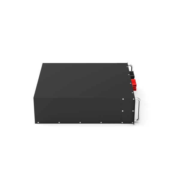 EXLIPORC Rack Mount Lithium Iron Phosphate (LiFePO4) 12.8V 100Ah Battery with 6000 Cycles for Solar Energy Storage