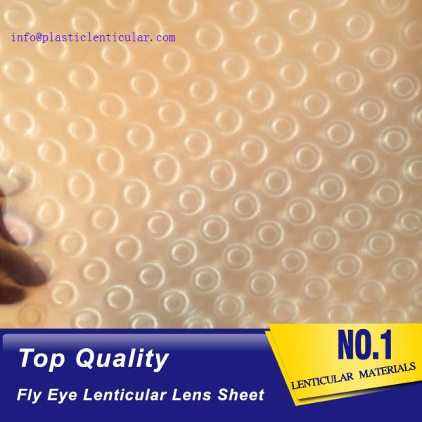 PLASTIC LENTICULAR fly eye lenticular sheet microlens arrays with 360 degree 3d effect