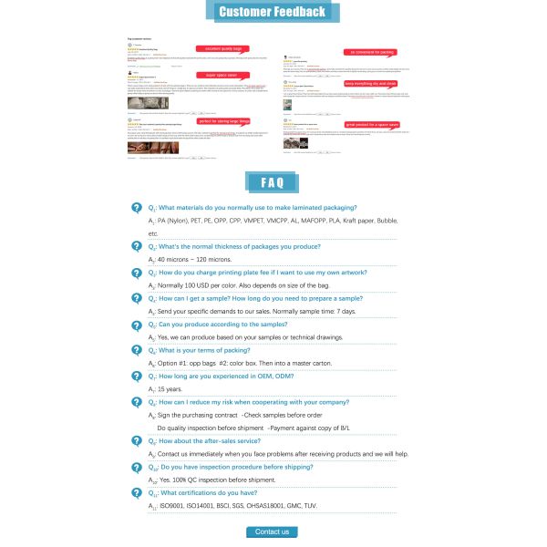NY /PE Composite Material Food Vacuum Bags Self Sealing Reusable With FDA ISO Approval