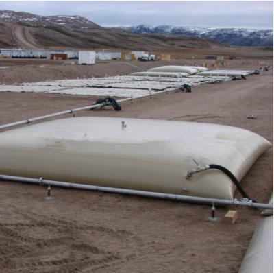 Recolha de chuva Grandes tanques de água de plástico 10000L Colchão de almofada de bexiga dobrável Tanque de retenção de água