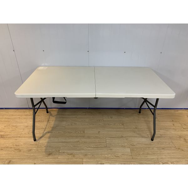 Белая конюшня отлитая в форму дуновением портативная пластиковая складного столика стула на открытом воздухе 8ft 240cm