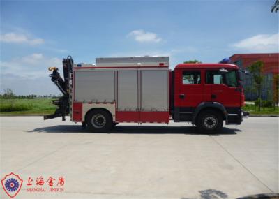 Caminhão pesado do salvamento do veículo habilitado do fogo da emergência da armação de aço ISO9001