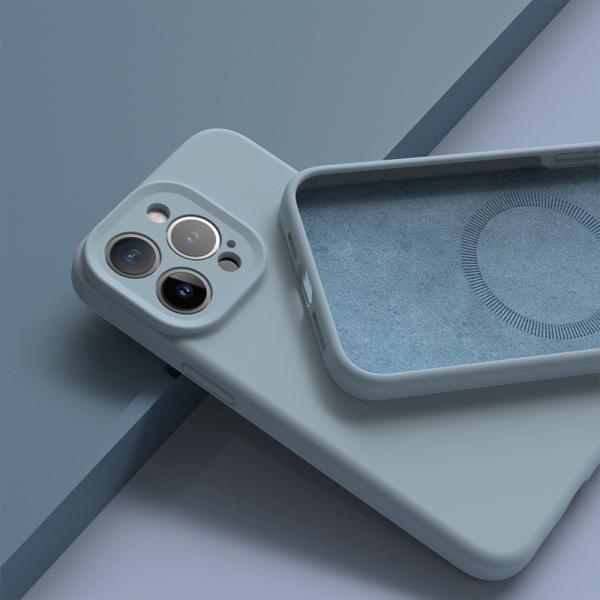 Soft Touch Liquid Silicone Case Shockproof Magsafe Silicone Case Scratch Resistant