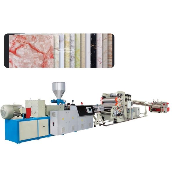 Artificial Marble PVC Profile Extrusion Machine Marble Sheet Making Machine