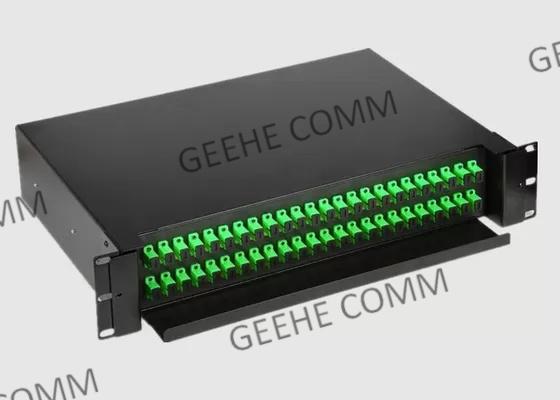 Multimode 2U 1.0mm 48 Port Fiber Optic Patch Panel