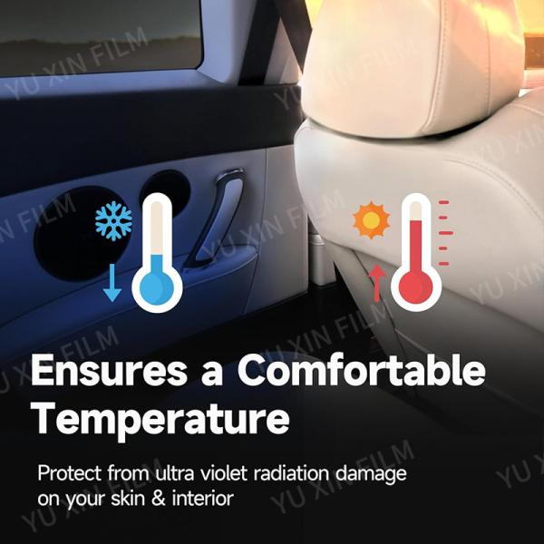 1 Ply Car Window Tint Film Primary Dyed Film 152cmx30 Meters Wet Installation