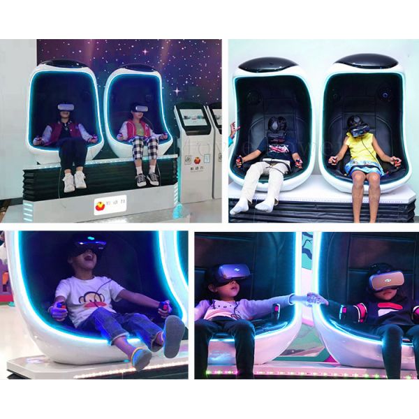 Парк развлечений Vr 9D Симулятор движения Интерактивная игра 9D Виртуальная реальность Кино яйца
