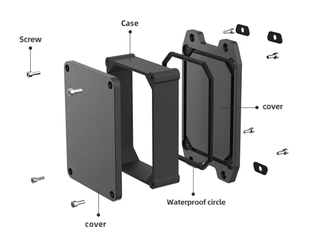 Приложения металла случая PCB изготовления коробка проекта IP68 алюминиевого электронная водоустойчивая