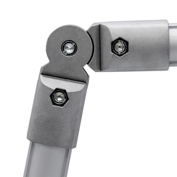 DYE28-10 Steel Tube Aluminum OD 28mm Lean Pipe Angle Joint