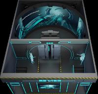 VR Curved Screen 4D 9D Track Cinema with CE Rohs Certification