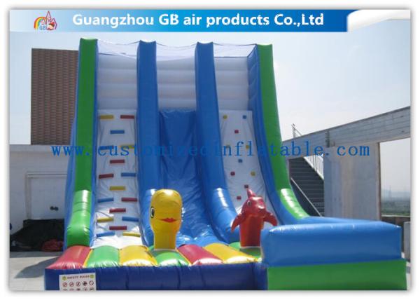 OEM Island Theme Inflatable Water Slides For Teenagers In Graden / Park / Backyard