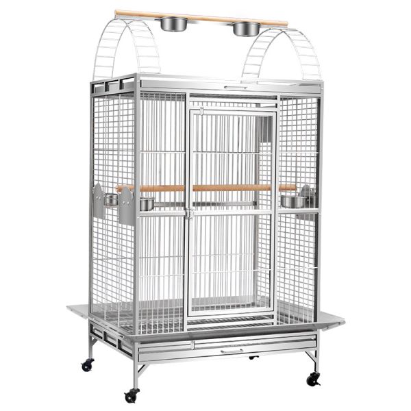 Large Size Wear-Resistant Metal Steel Parrot Cage Super Luxury Pet-Friendly Breed House