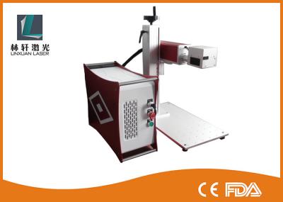 MOPA 20w Fiber Laser Marking Machine Air Cooling For Plastic / Rubber / ABS