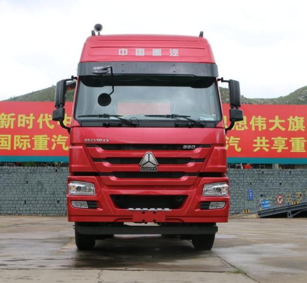 Red Sinotruk Howo 6x4 Semi Prime Mover Truck 10 Wheeler Tractor Truck