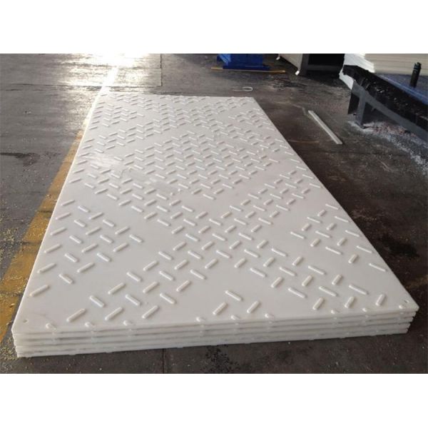 Placa provisória da via de acesso do caminhão do HDPE à terra sintético da esteira do pântano da proteção