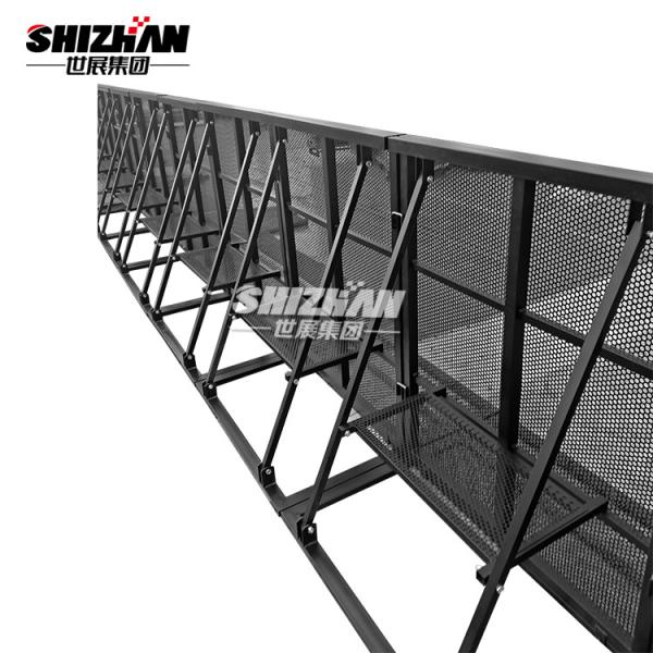 Q235 concert en acier Mojo Crowd Control Barricade Folding