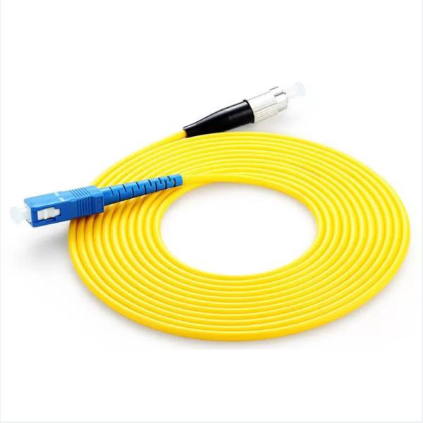 SC UPC To FC UPC Simplex LSZH Fiber Optic Patch Cords