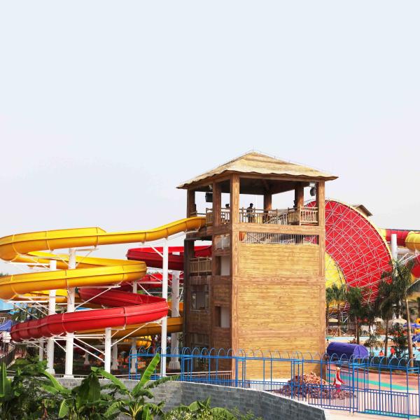 Galvanized carbon steel Custom Water Slides For Giant Outdoor Water Park