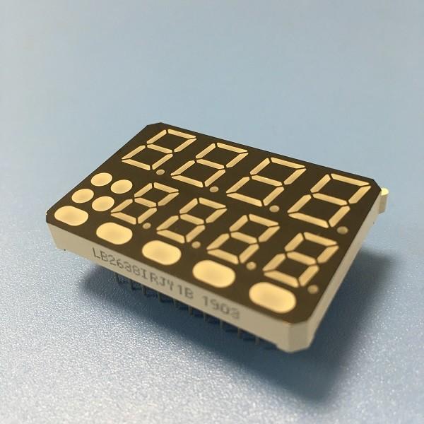 Two Lines Custom LED Display 8 Digits 7 Segment Temperature Controller Applied