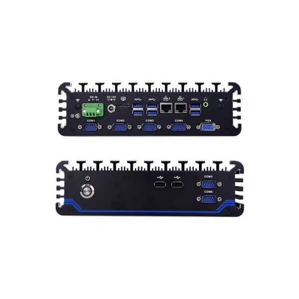 IBOX-3026 Fanless Industrial Mini PC with Quad Core Processor and DC 9V-36V Wide Voltage Input - CE FCC ROHS Certified