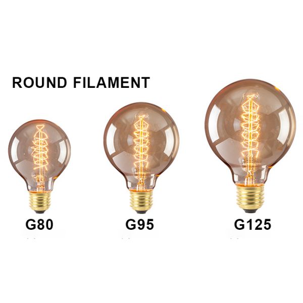 Fancy 40 Watt E27 Led Filament Bulb Dimmable  St64 Squirrel Globe Filament Light