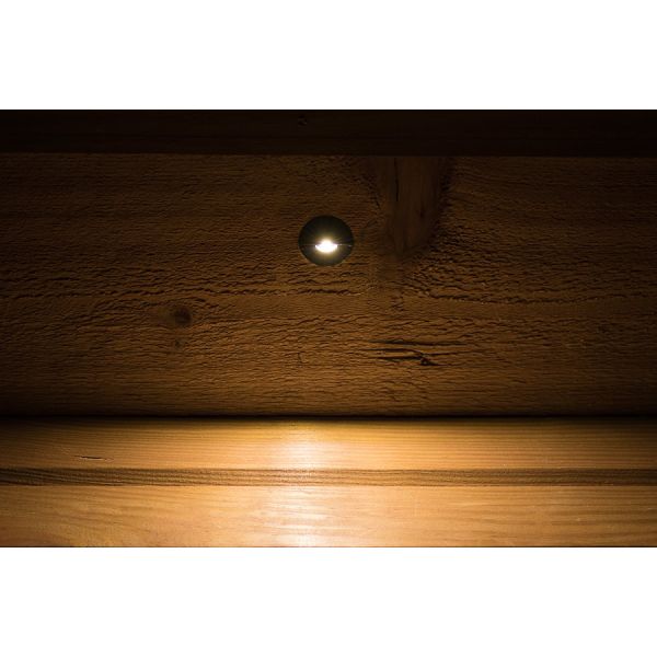 Черный полумесяц кожуха IP67 утопил света шага