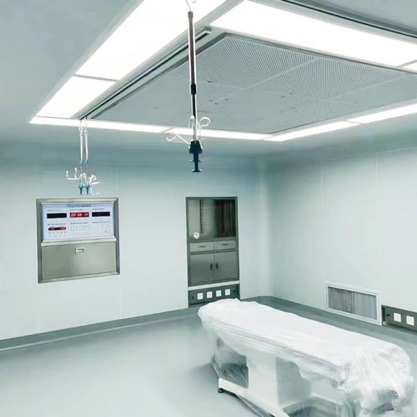 950mm 1150mm Width MGO Rock Wool Sandwich Panel For Hospital Cleanroom