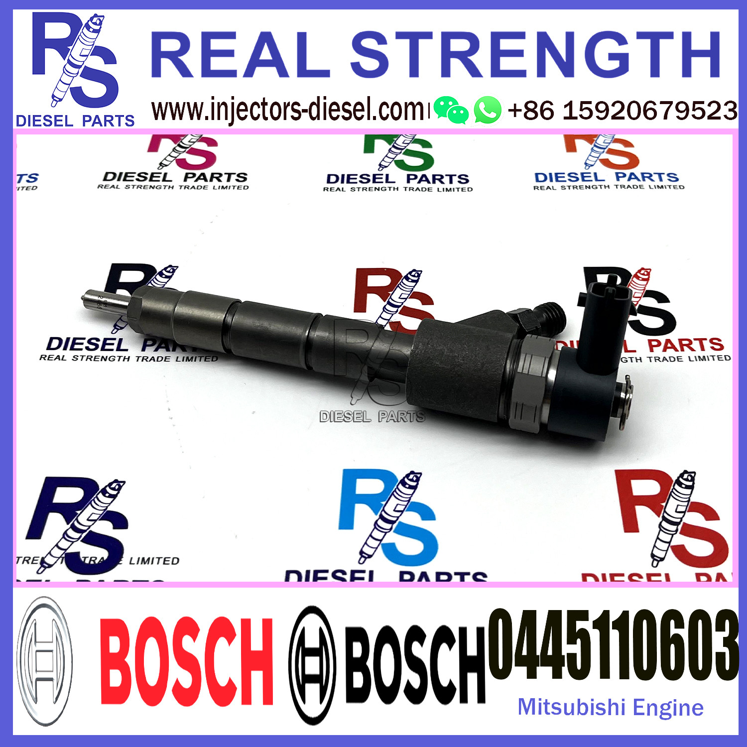 Собрание 0445110661 инжектора топлива коллектора системы впрыска топлива BOSCH 0445110603 32R61-10010 32R61-00010 для двигателя МИЦУБИСИ L200