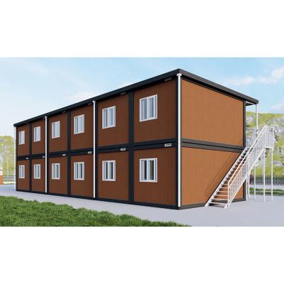 2024 Modern Steel Flat Pack Container House pré-construção de trabalho dormitório personalizável espaço de vida pronto