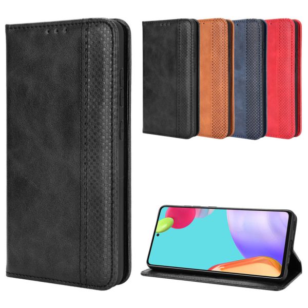1.5mm Leather Phone Cases Wallet Design Vintage Card Pocket Kickstand