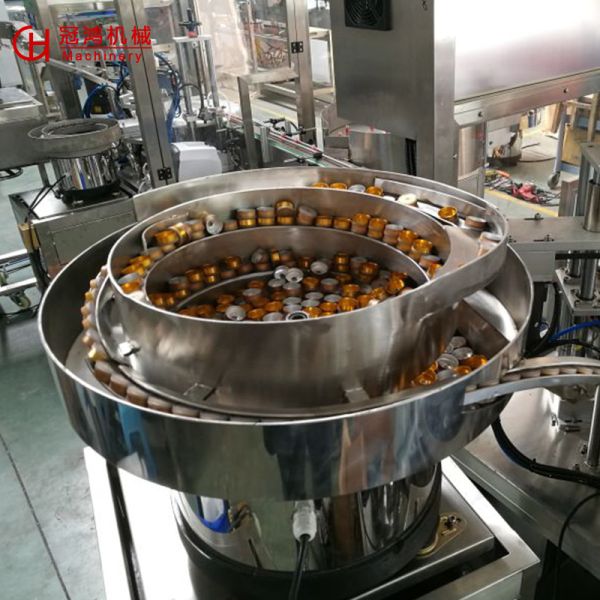 Продвинутая автоматическая машина для сортировки пластиковых крышек бутылок для упаковки крышки бутылки