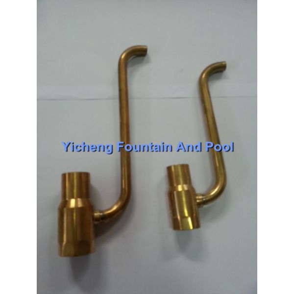 Brass / Stainless Steel Foam Fountain Nozzle Heads Landscape Water Fountains Heads