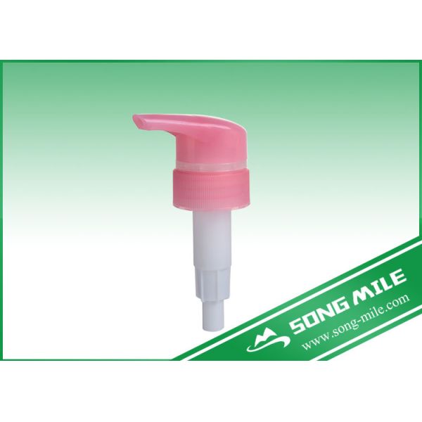 28mm, 32mm White Ribbed Plastic Lotion Dispenser From Manufacturer