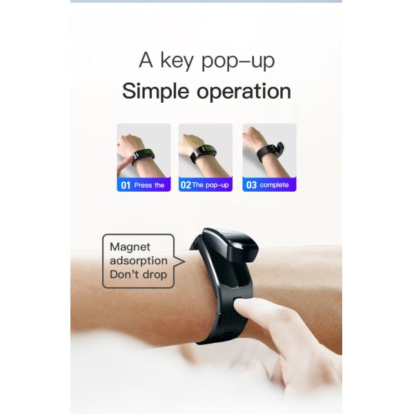 Smartwatch Wristband 90MAH BLE IP67 кровяного давления 0.96inch водоустойчивый