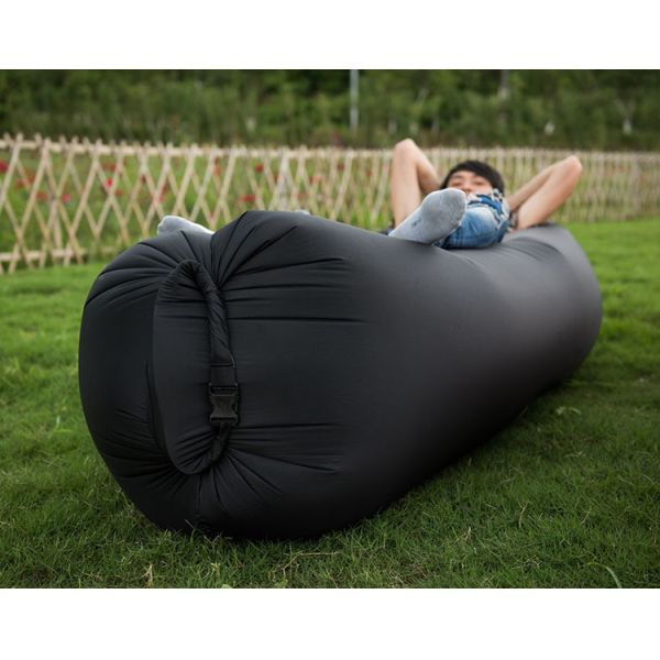 Custom Logo Inflatable Air Bed Sofa Lounger Couch Chair Bag Outdoor Camping Beach Inflatable Couch Sofa For Adult