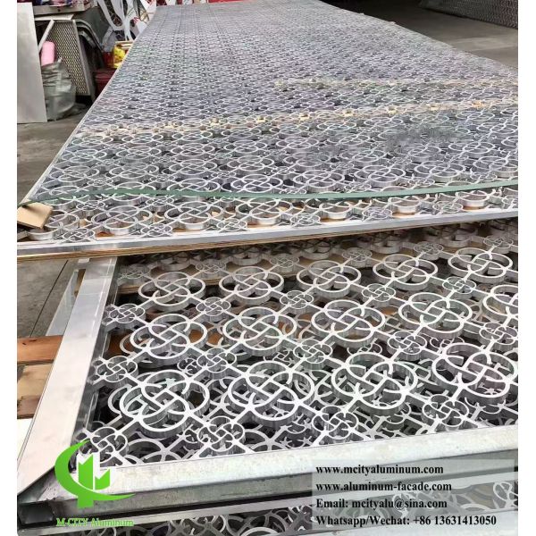 10mm Perforated Laser Cut Aluminum Screen with Industrial-Grade Aluminum and Custom Design Options