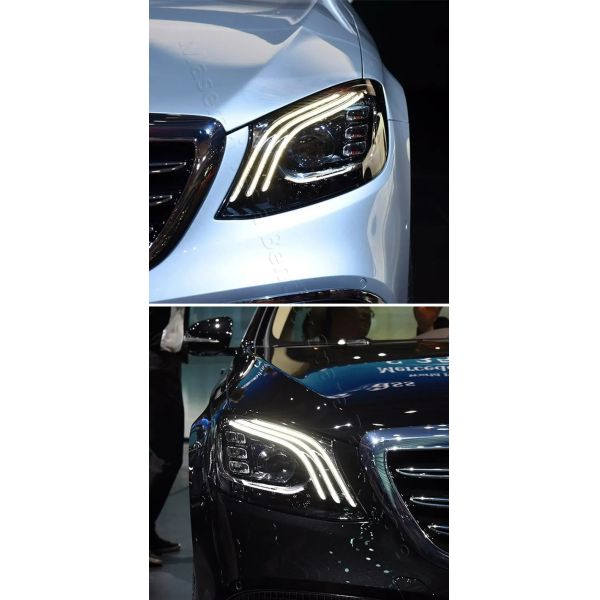 Faros LED para Mercedes Benz 2014-2017 Clase S W222 Actualice su modelo de automóvil W222