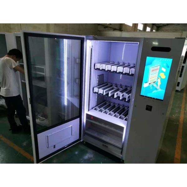 Commercial Alcohol Vending Machine With Lift System and Age Verification for Glass Bottled Beer Wine Sales