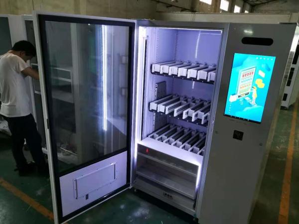 Máquina de venda automática esperta do vinho tinto com papel moeda do sistema de apoio do reconhecimento da idade