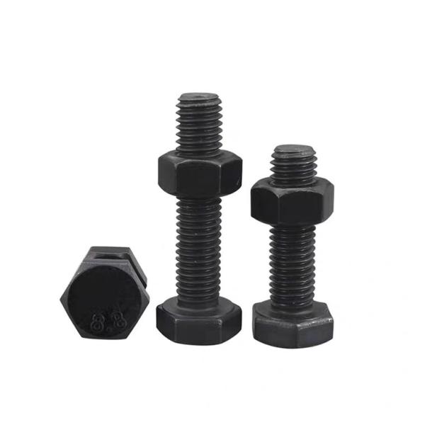 Fino de zinco de grau 8.8 para parafusos e porcas hexadecimais M6-M36 M10 DIN933 934 para aplicações industriais