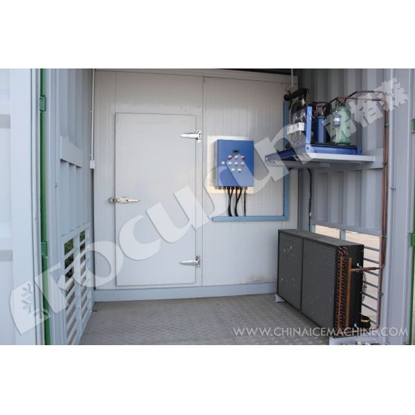 Compresor Bitzer Sala de frío en contenedores para almacenar carne, mariscos, verduras o hielo