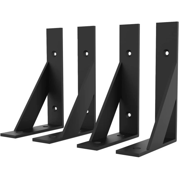 Steel Support Bracket for Wall Mounting Standard Metal Fabrication Angle Bracket