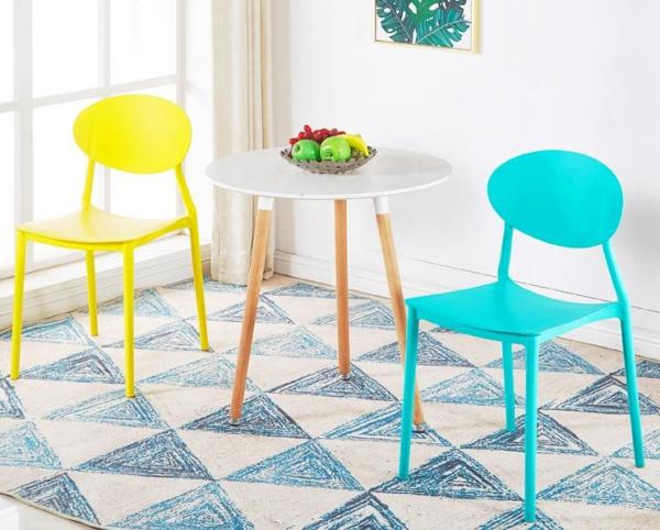 Nordic solid wood dining table and chair combination modern contracted west table household table